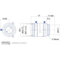 6 MP 2/3" Fixed-Focal 12mm